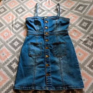 Forever 21 Button Down Denim Dress